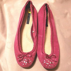 AMERICAN EAGLE OUTFITTERS PINK FLATS SZ 9